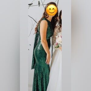 Women’s sequined dress.